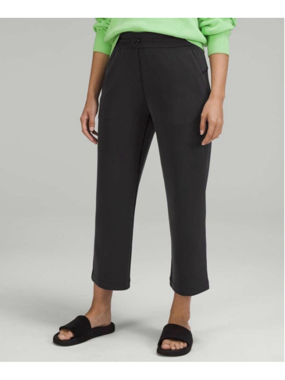 Lululemon 14 Softstream High Rise Straight Leg Crop Pants *READ* W6BZX